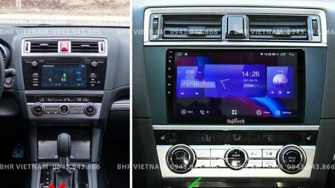 Màn hình DVD Android liền camera 360 Subaru Outback 2014 - nay | Fujitech 360 